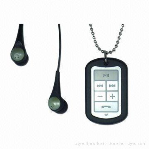 Bluetooth Handsfree Kit with Optional Lanyard and Clothing Clip for iPhone, iPad, Smartphone